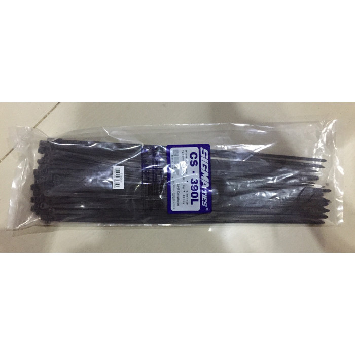 

TERLARIS! Tali / Kabel Ties 390L Hitam (39 CM) Sigma (ASLI Sigma)