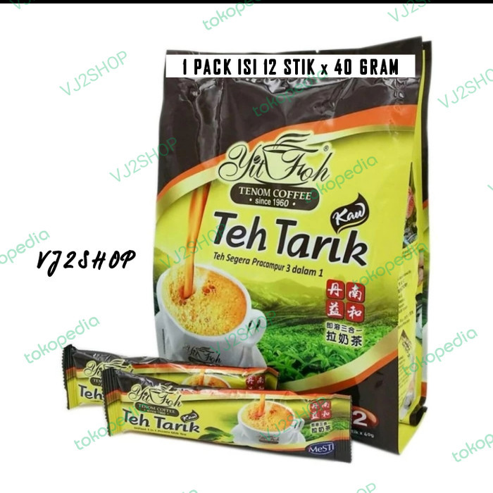 

Ready - Tenom Coffee Teh Tarik Kaw Teh Instan 3In1 Premix Tea