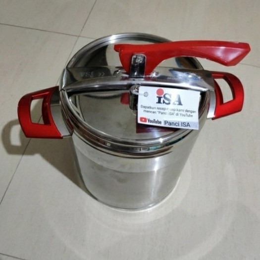 PROMO Panci presto ISA RUBY 9 LITER Gagang merah