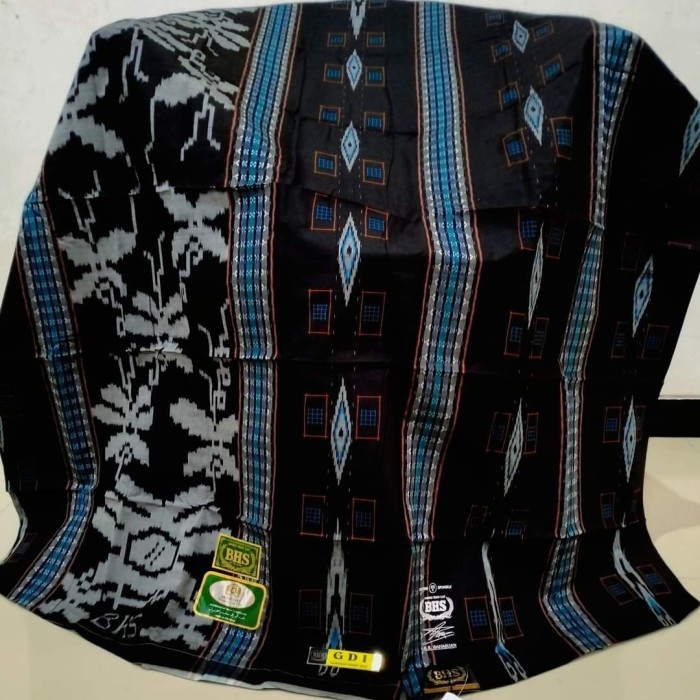 Promo Sarung Bhs Gdi Gold Hitam Limited Sutra Spunsilk 210 Terlaris