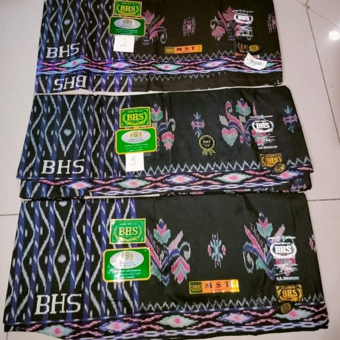 New Sarung Bhs Mst Gold Hitam Limited Super Jadul Sutera Spunsilk 210 Terlaris
