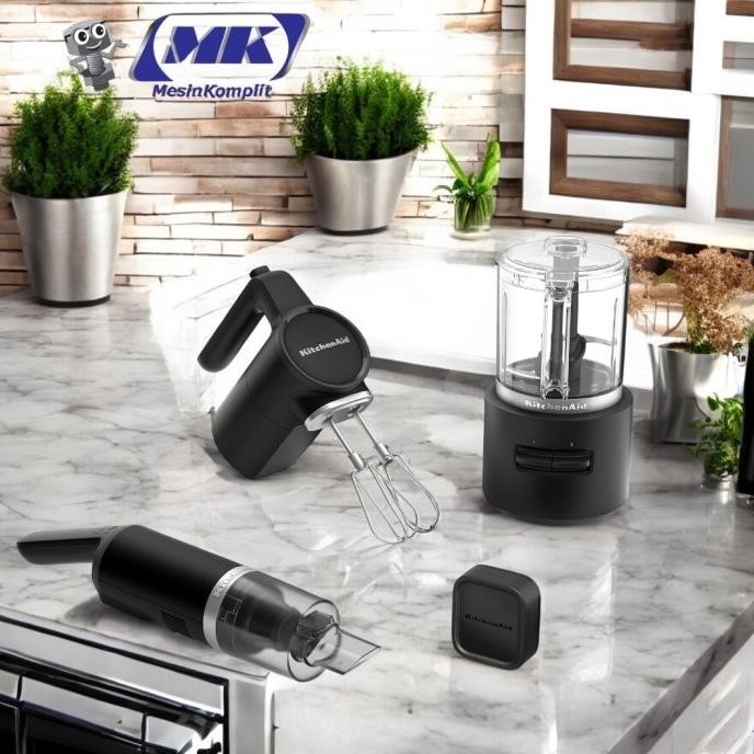 Kitchenaid Go Cordless Kitchen Bundle Hand Mixer Blender Vacuum Kit Portable Battery Rechargeable Sh