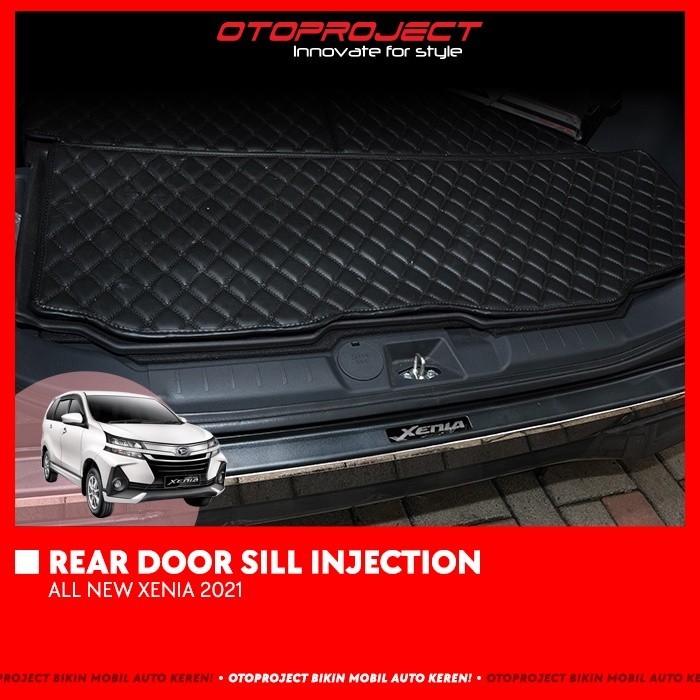 Otoproject - Rear Door Sill A.N Xenia 2022 Injection | Pelindung Pintu Bagasi Xenia 2022