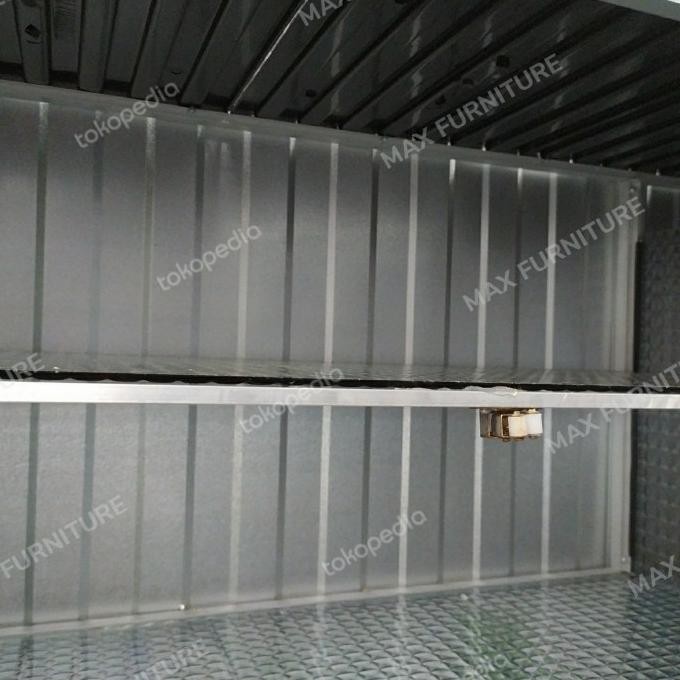 Lemari / Rak Piring Aluminium 2 Pintu Kaki (Promo) Meydenlapak