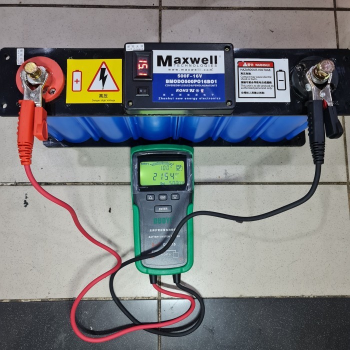 CAPASITOR BANK MAXWELL USA 500 FARAD 16VOLT