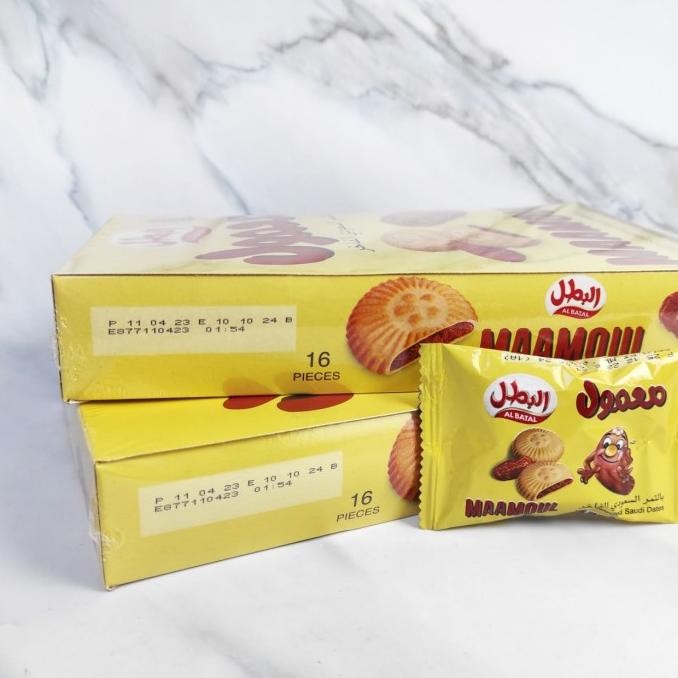 

READY STOCK MAAMOUL AL BATAL BISKUIT ISI 16 PCS - AL BATAL MAAMOUL !!!!!