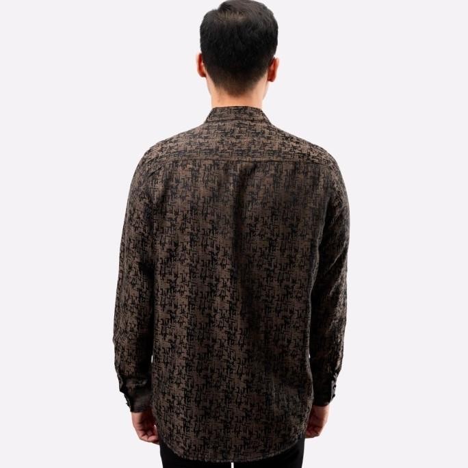 Kemeja Koko Slim Fit Motif / Baju Koko Pria Slimfit / Ck 04 Colin Dion Kerropic