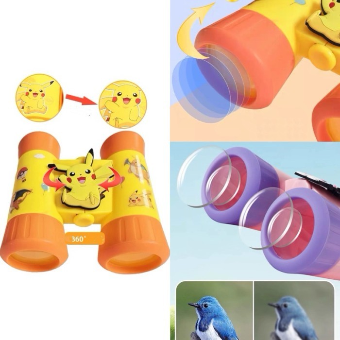 SANRIO BINOCULAR TEROPONG PIKACHU MONOKULER OUTDOOR TOYS MAGNIFIER
