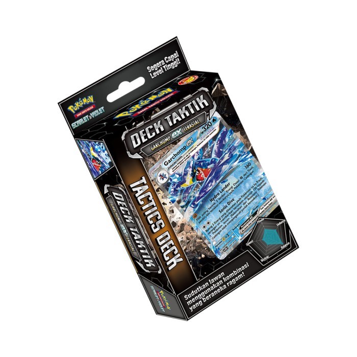 TOYS KINGDOM POKEMON SET KARTU DECK TAKTIK GARCHOMP EX TERASTAL SVTG KIDS TOY TOYS POKEMON CARD