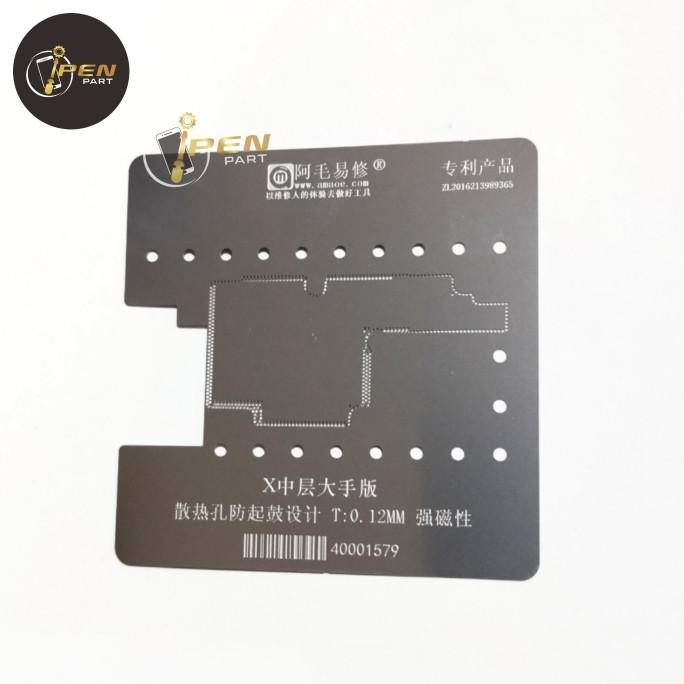 ready plat cetakan middle frame iphone x amaoe original bga stencil
