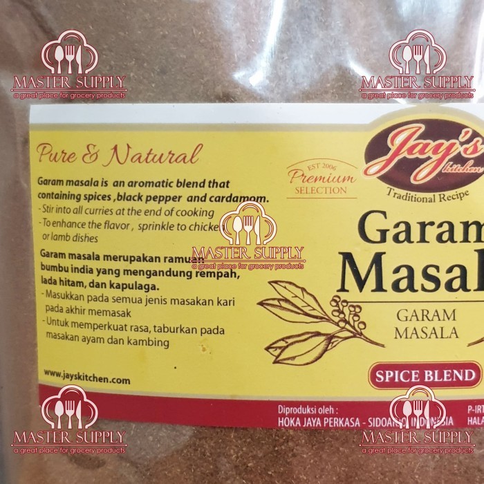 

GARAM MASALA JAYS 1 KG / MASALA POWDER / BUMBU KARI INDIA