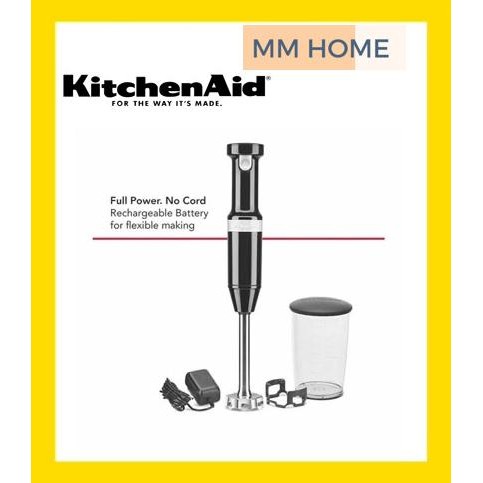 Kitchenaid Cordless Hand Blender Black - Blender Tangan Tanpa Kabel Mursidahtoko