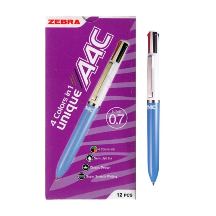 

PULPEN ZEBRA A4C MULTIFUNCTION PEN - 12 PCS
