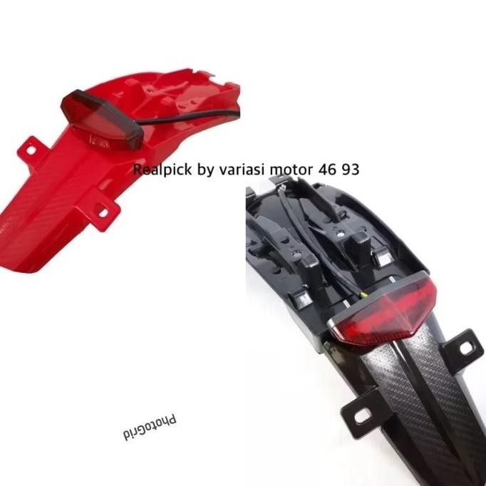 ready spakbor lampu belakang crf 150 spakbor plat nomor belakang crf