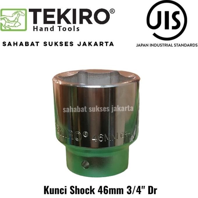 Produk Baru mata kunci shock 46 mm TEKIRO 3/4" Dr