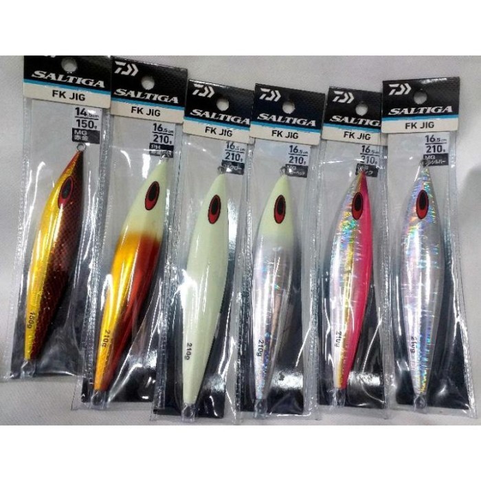 TERBARU metal jig Daiwa Saltiga FK Jig 150gr 180gr 210gr 250gr PROMO