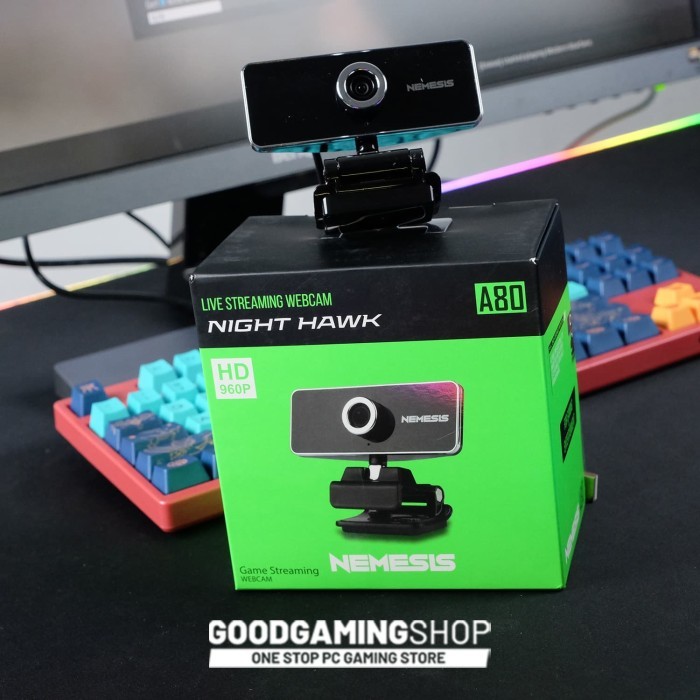 NYK NEMESIS A80 NIGHT HAWK - GAMING WEBCAM