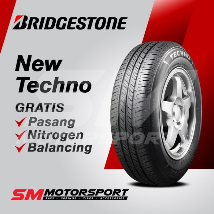 BAN MOBIL BRIDGESTONE NEW TECHNO 175 65 R14 BRIO, AGYA, CALYA