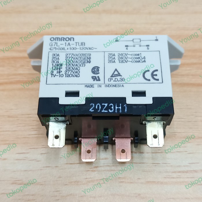TERBARU Omron G7L-1A-TUB Coil : 100-120 VAC