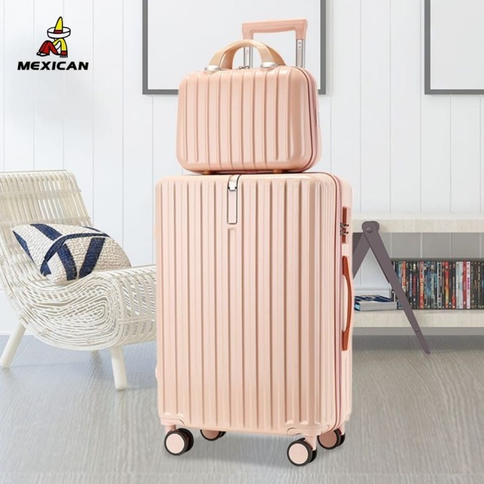 ASLI MEXICAN A975 KOPER 2 IN 1 KOPER 24/22/20 INCH KABIN SET KOPER 14 INCH KODE 32