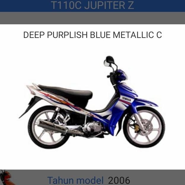 Promo Body Fullset Yamaha Jupiter Z CW Biru Putih 2005 Original COD