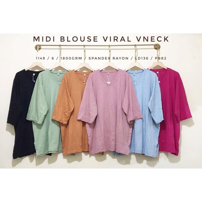 kaos lengan 7/8 super jumbo ld140cm