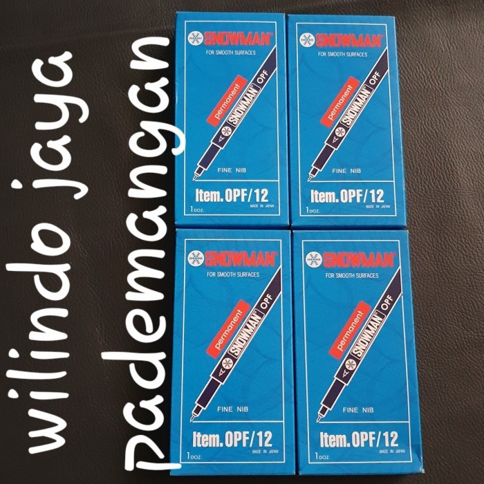 

OPF Permanent Marking Snowman