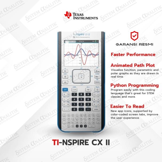 

Texas Instruments TI-Nspire CX II Graphing Calculator