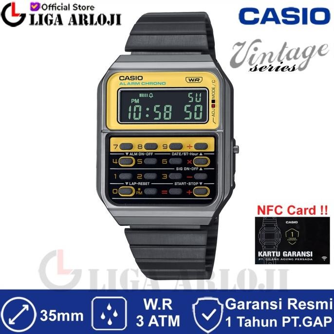 

CASIO CA-500WEGG-9BDF Jam Tangan Calculator / Kalkulator CA500 CA500WE