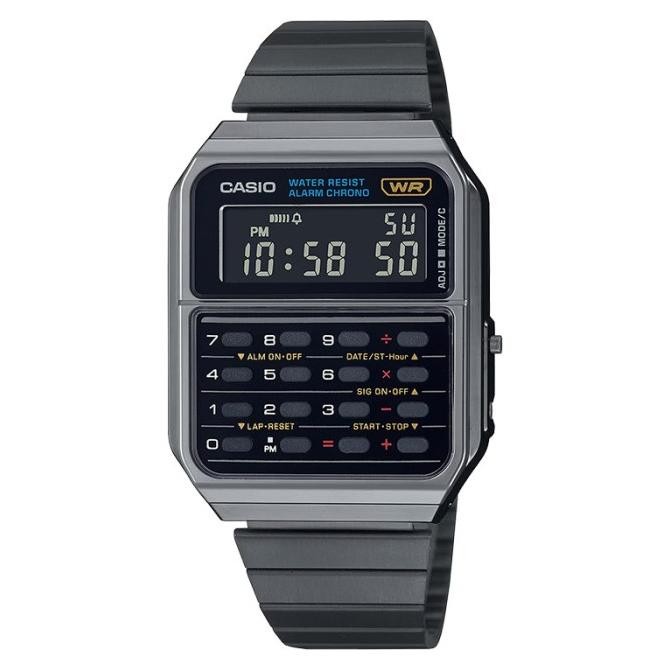 

Jam Tangan Unisex Casio General CA-500WEGG-1BDFVintage Calculator