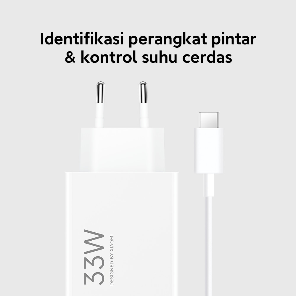 Xiaomi 33W Charging Combo Tipe A | Pengisian Daya Efisien | Output hingga 33W | Bahan Premium & Tahan Lama [Official Store] - Gambar 3