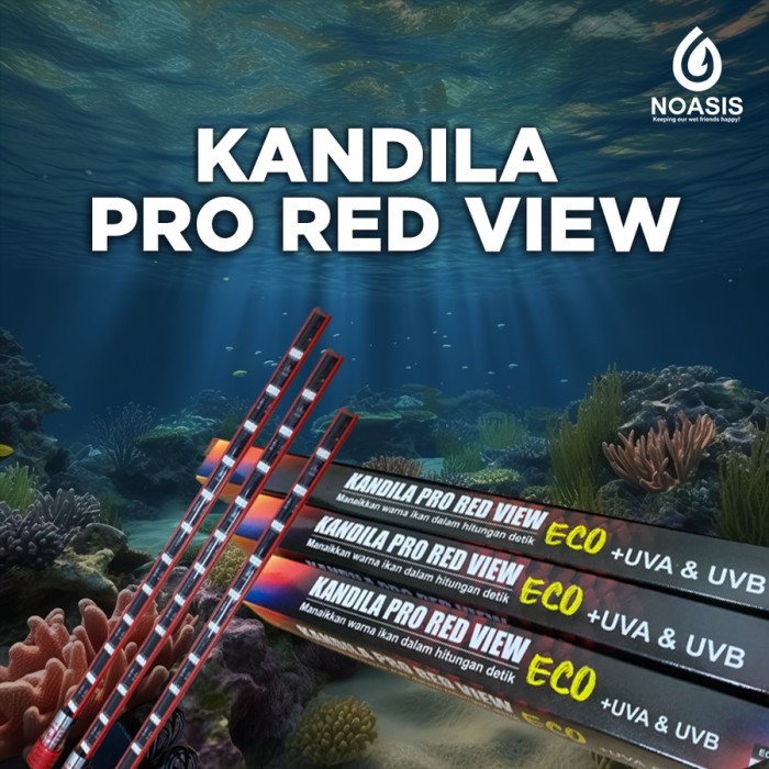 KANDILA Lampu Led Celup T4 KANDILA Pro Red View Eco UVA UVB 80 100 Cm