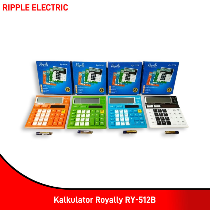 

Kalkulator Royally RY-512B - Calculator 12 Digit 2 Power