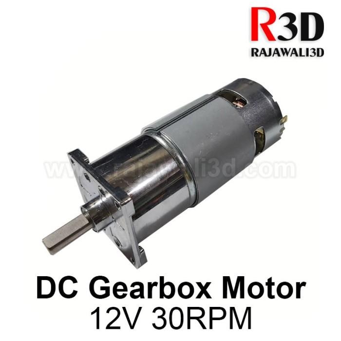 DC Motor Geared 775 Gearbox 12V 30RPM High Power Torque Motor