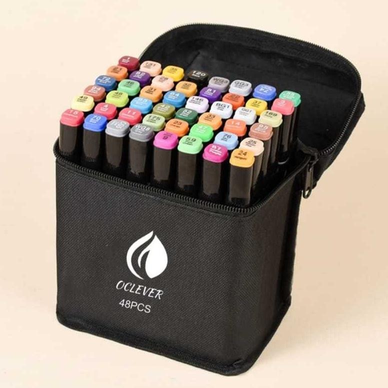 

Original Sandbox - Kp172 Spidol Warna Warni Sketsa Spidol Umum 1 Set Sketch Marker 2 Tip Touch Marker Spidol Anak 48 60 80 Warna Diskon