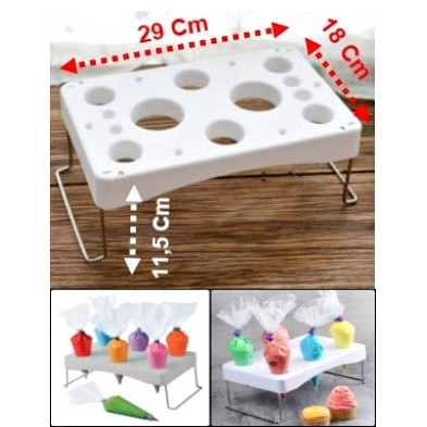 BRG BARU Meja Piping Folding Cake Piping Bag Pastry Bag Stand Piping Bag Holder