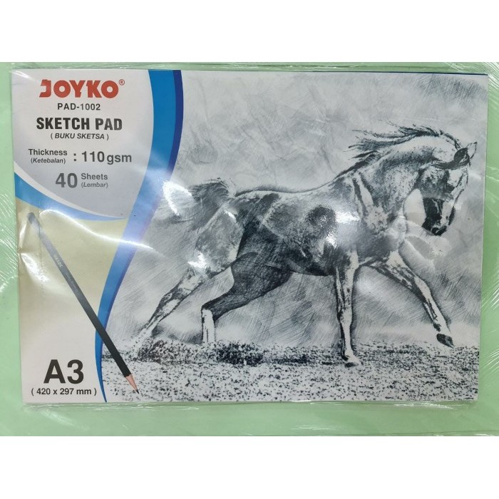 

Buku Sketsa JOYKO A3 40sheet 110gsm Sketch Pad Gambar Lukisan