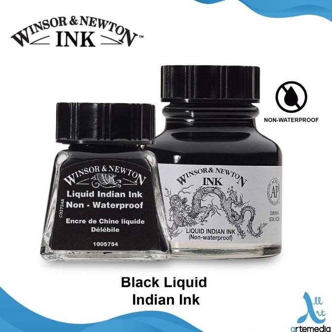 

Tinta Kaligrafi Winsor & Newton Liquid Indian Ink Calligraphy