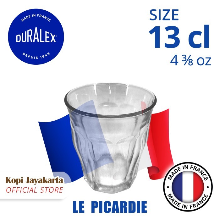 Gelas Kopi Duralex Picardie Tumbler Piccolo Latte Cup 13 Cl 130 Ml