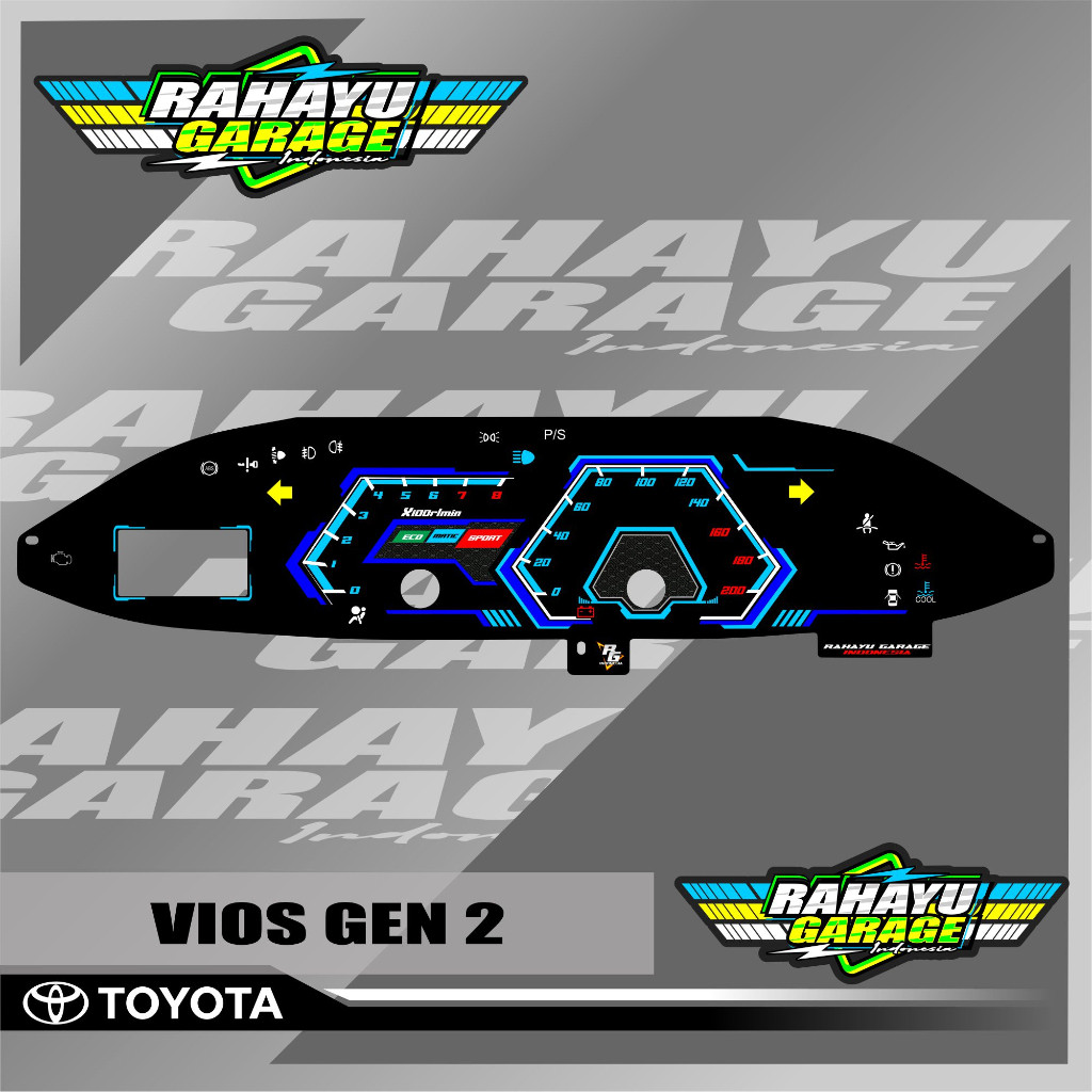 PANEL SPEEDOMETER VIOS GEN 2 SPIDOMETER CUSTOM VIOS GEN 2