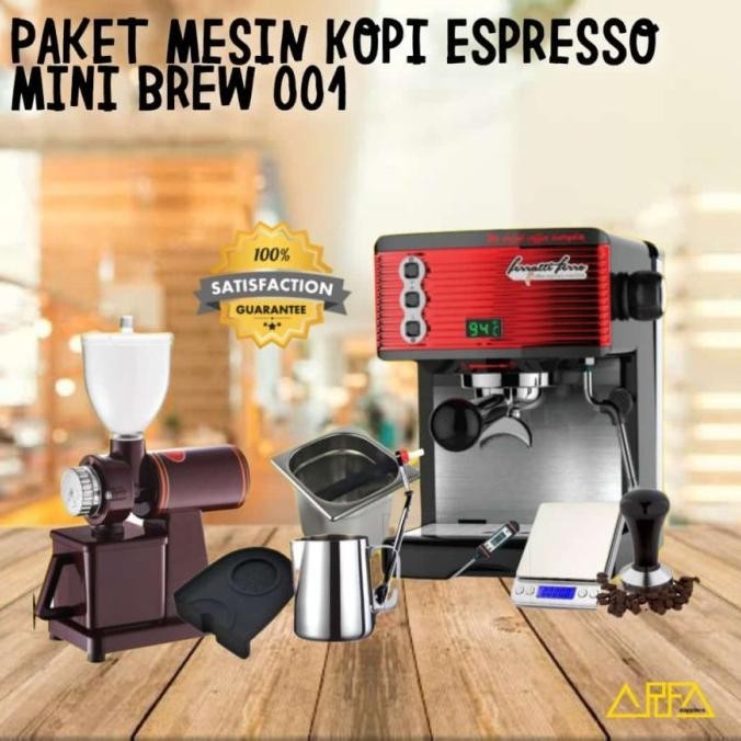 Paket Mesin Kopi Espresso Fcm 3601 - Mini Brew 1 Jilbabputih2