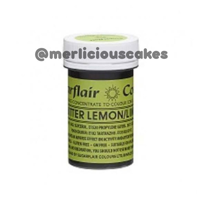 

^%^%^%^%] Bitter Lemon Lime Sugarflair Paste Concentrate Coloring Colouring