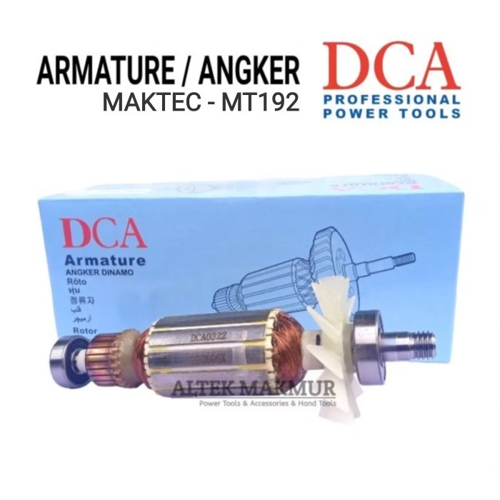 Ready oke] DCA Armature For Mesin Planer Maktec MT192 / Angker Dinamo Serut Sugu Maktec MT 192 /
