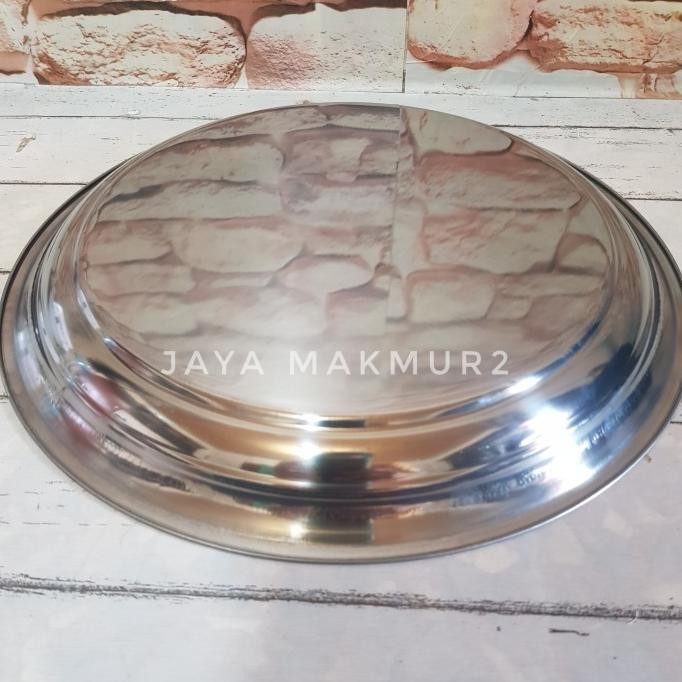 NAMPAN BULAT STAINLESS STELL 60 CM / BAKI NAMPAN BUNDAR BESAR