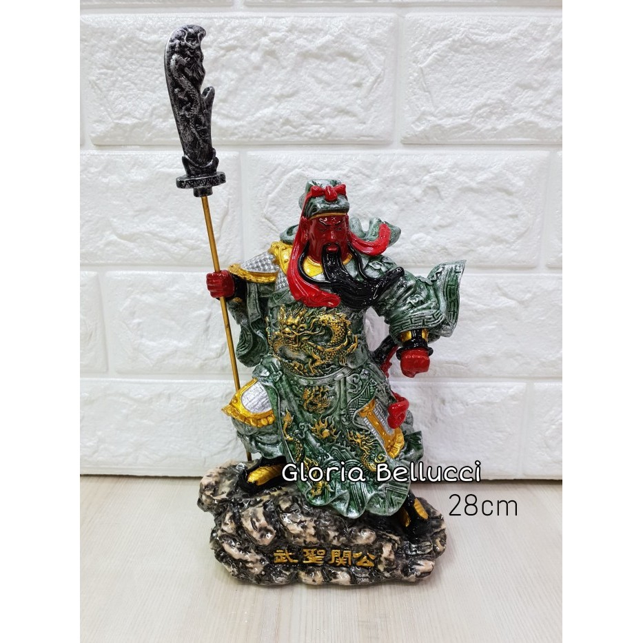 Patung Pajangan Kwankong Kwan Kong Guan Yu