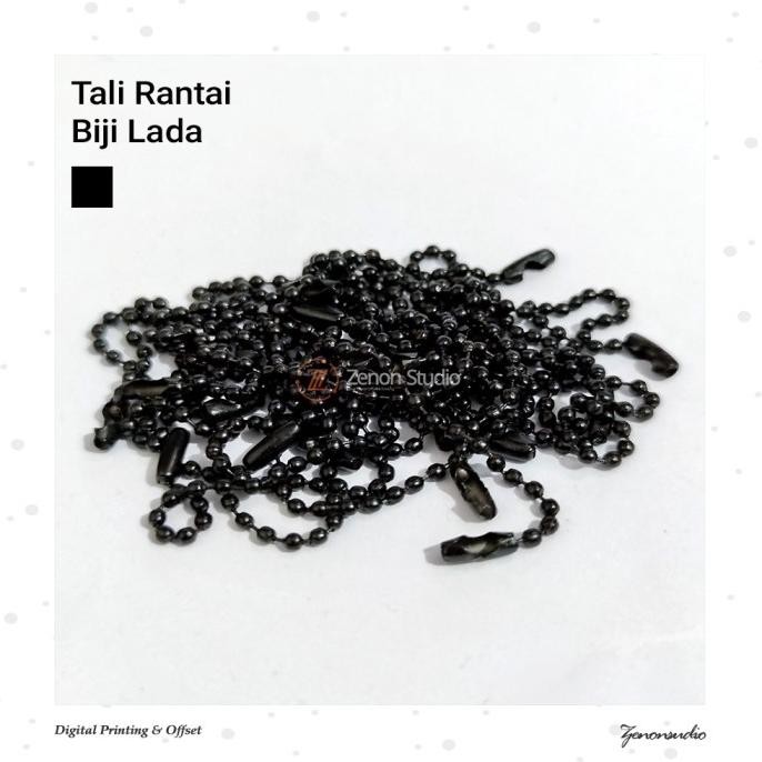 

best produk] Tali Hangtag Rantai Biji Lada 1set 100pcs (Khusus Ready Stock)
