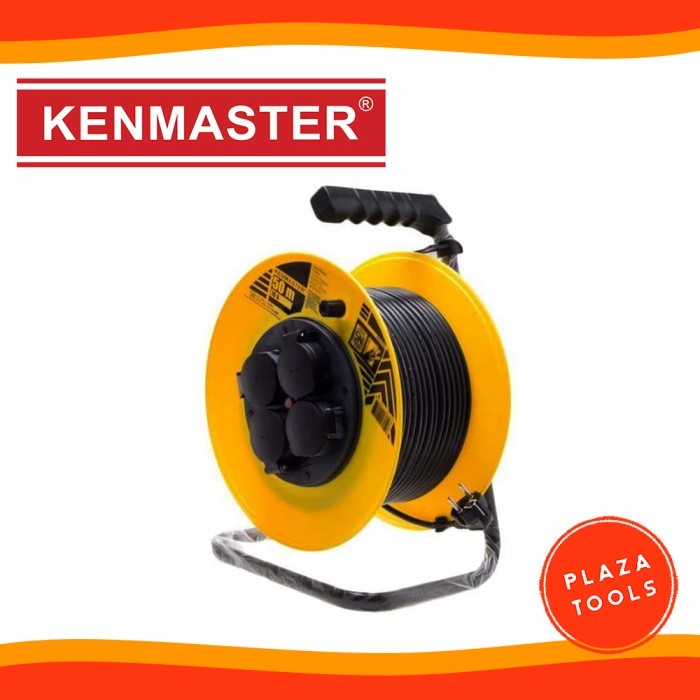 Kabel Roll 50 Meter Kenmaster 10A Kabel Rol 4 Lubang 50M
