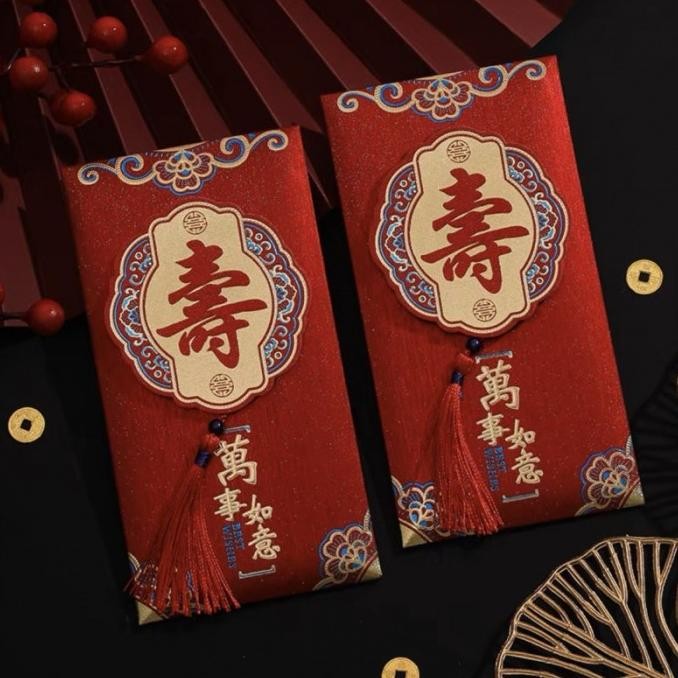 

:::::::] Angpao Shou Panjang Umur, Angpao Longevity Birthday Ulang Tahun