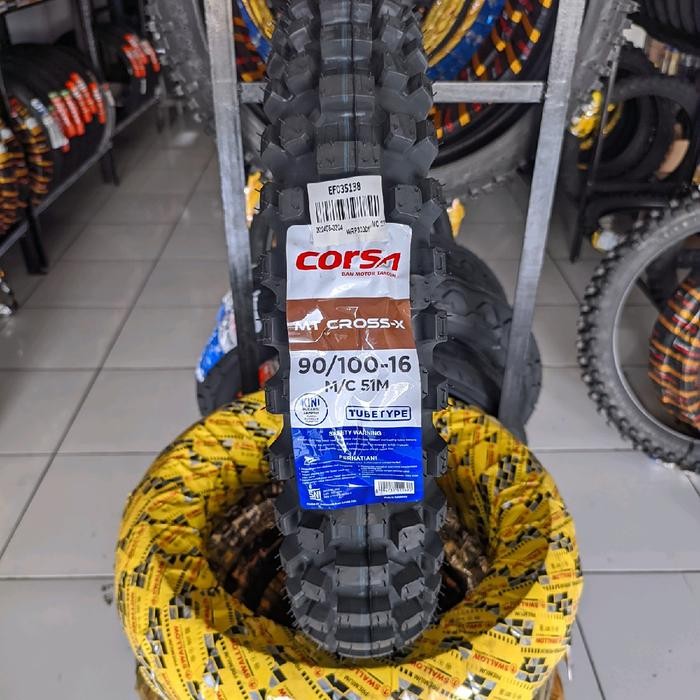 Ban Trail Cross Corsa MT Cross X Ukuran 90/100-16 untuk Sepeda Motor - Motorcycle