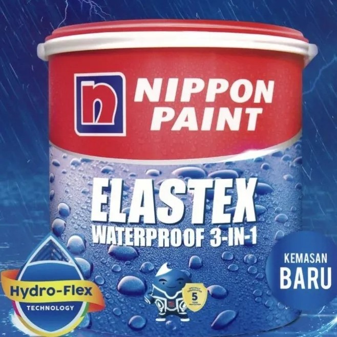 Cat Tembok Waterproof Elastex 20Kg Cat Pelapis Anti Bocor Nippon Paint